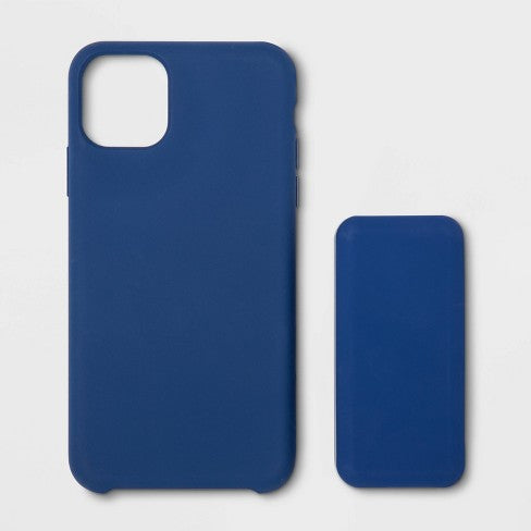Heyday Apple iPhone 11 Pro Silicone Case (with 4000mAh Power Bank) - Dark Blue image 0