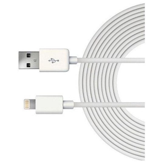 Just Wireless 6ft Lightning to USB-A Cable - White image 0