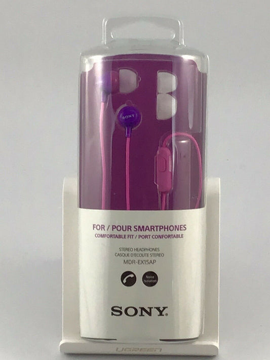 Sony Fashionable Wired Headset for Smartphones - Violet image 0