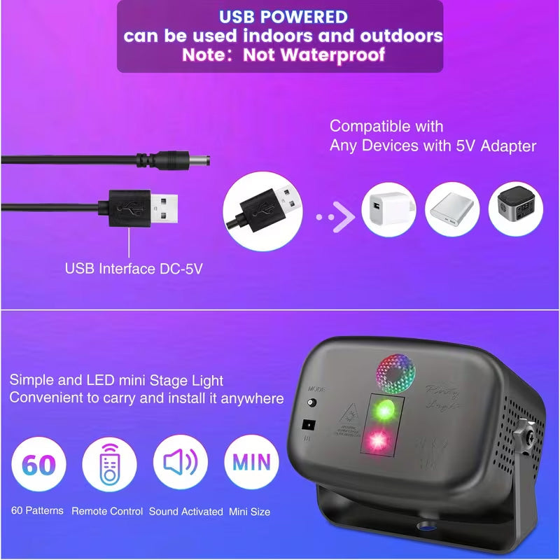 USB Powered Party LED Light (Only Ground Shipping)