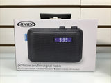 JENSEN SR-50 Portable AM/FM Digital Radio w/ Aux Input Jacks, LCD Display image 0