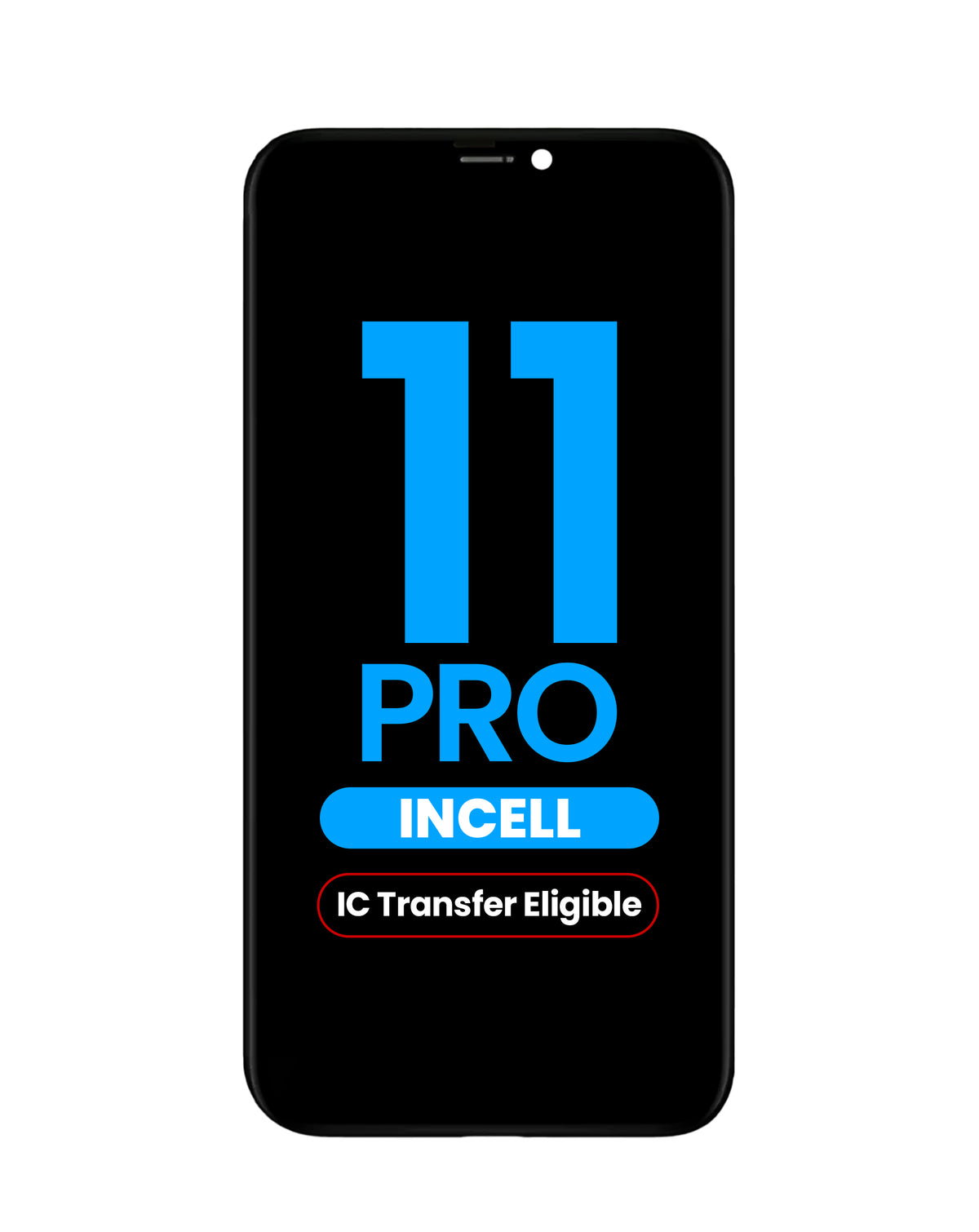 LCD Assembly for iPhone 11 Pro (Aftermarket Incell / QV6) (IC Transfer Eligible)