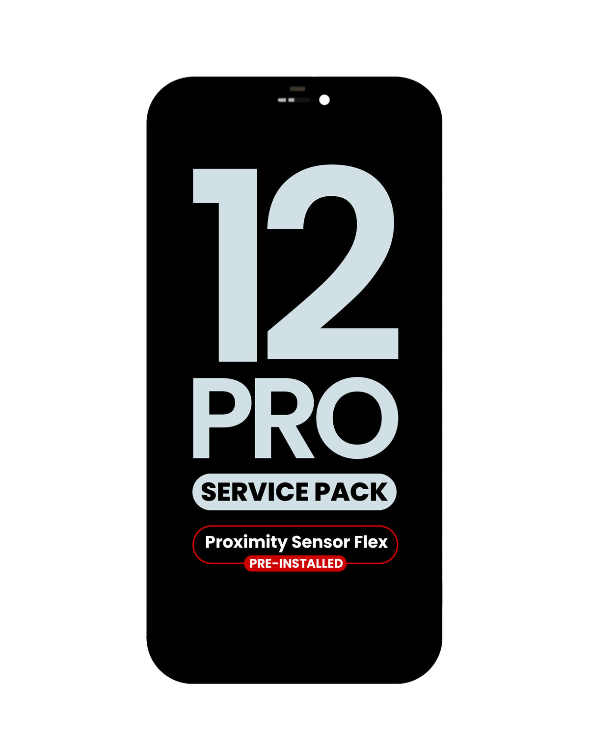 OLED Assembly with Proximity Sensor Flex Pre-Installed for iPhone 12 Pro (Service Pack)
