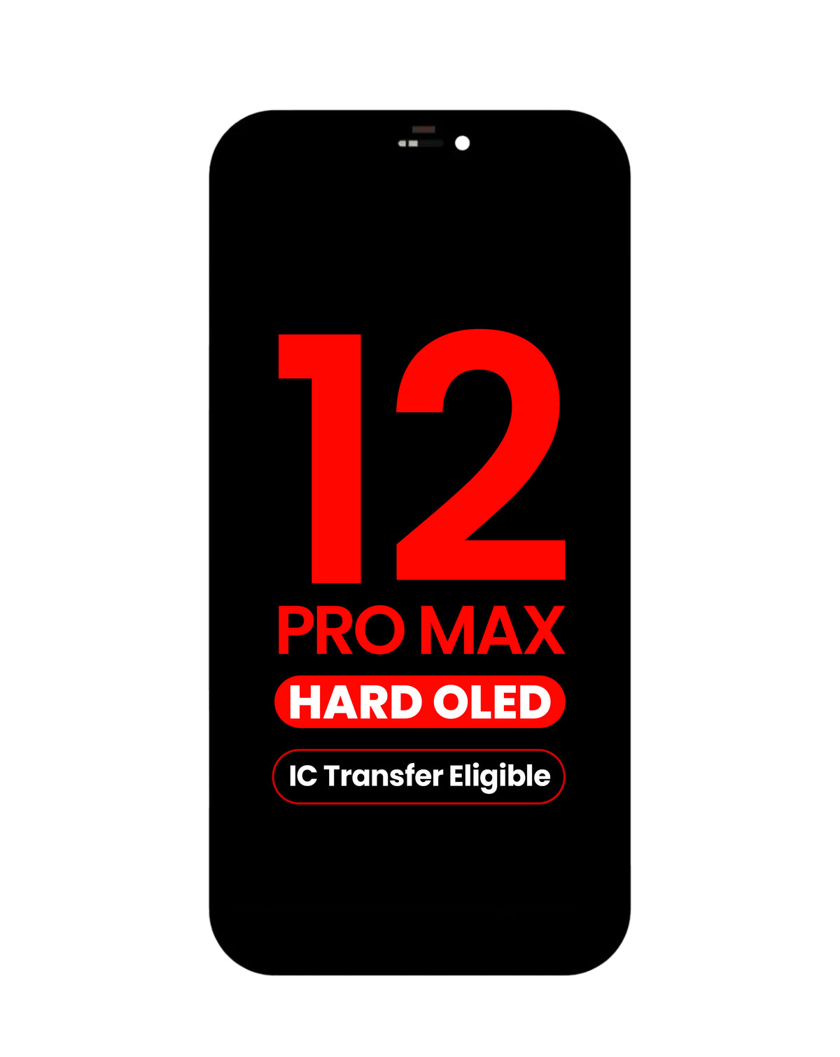 OLED Assembly for iPhone 12 Pro Max (Aftermarket Hard / QV8) (IC Transfer Eligible)