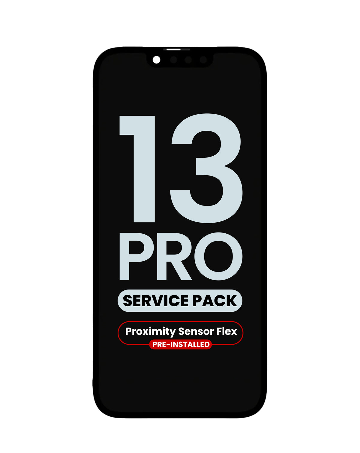 OLED Assembly with Proximity Sensor Flex Pre-Installed for iPhone 13 Pro (Service Pack)