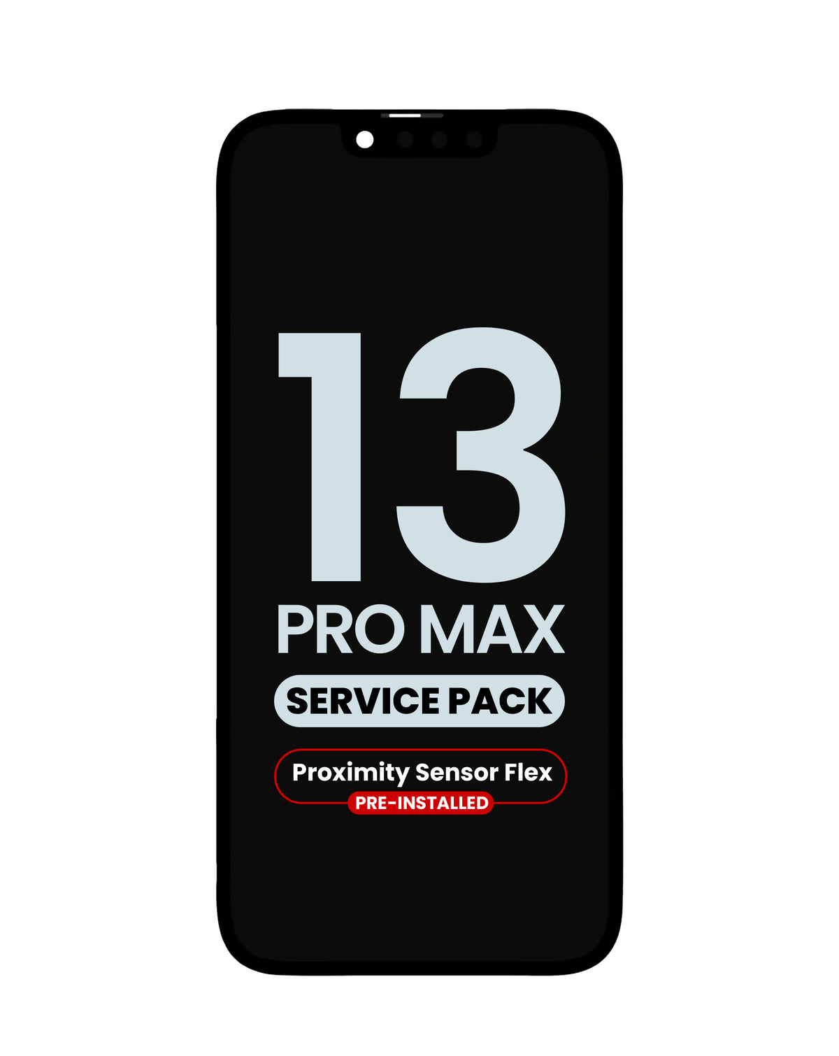 OLED Assembly with Proximity Sensor Flex Pre-Installed for iPhone 13 Pro Max (Service Pack)