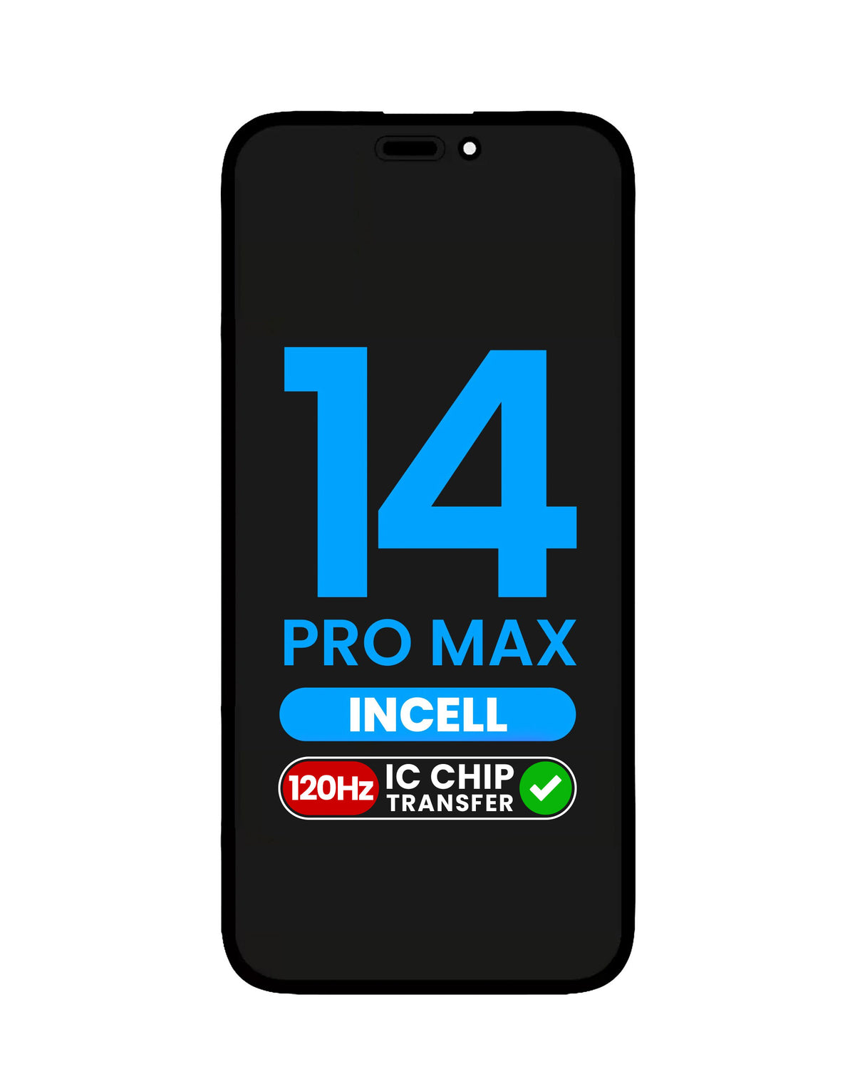 LCD Assembly for iPhone 14 Pro Max (Aftermarket Incell / QV6 / 120HZ) (IC Transfer Eligible)