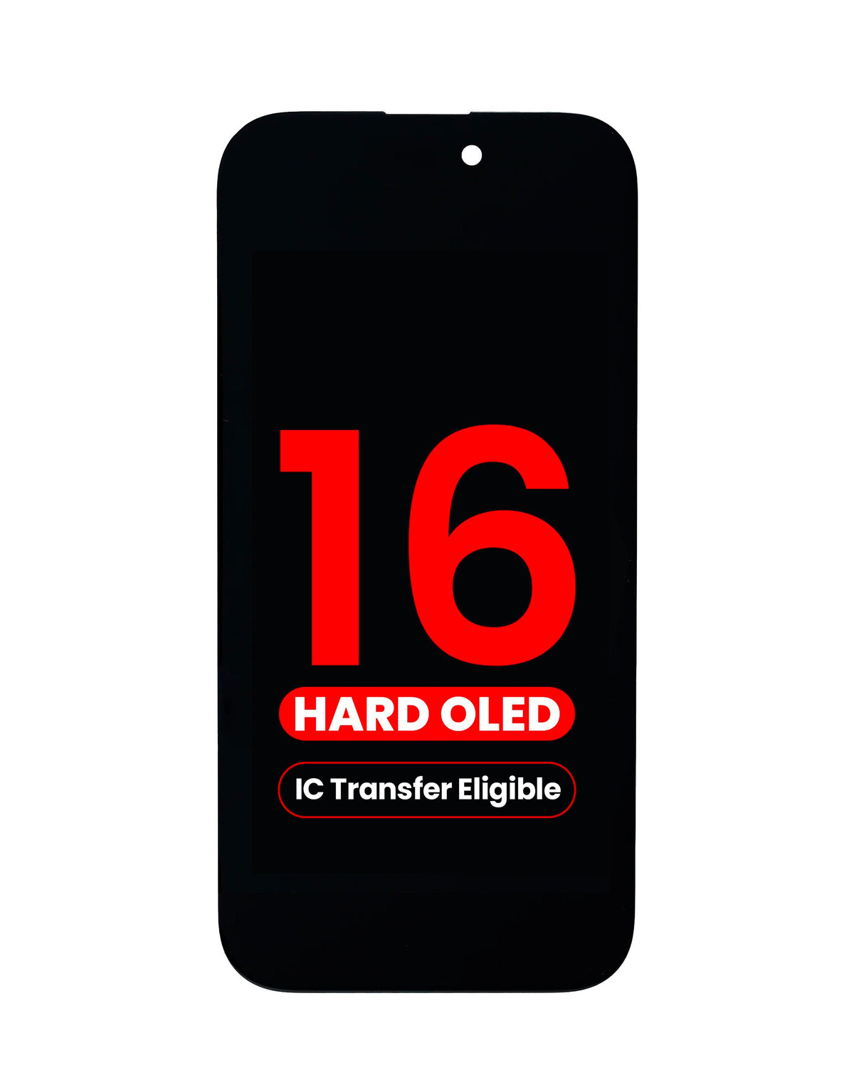 OLED Assembly for iPhone 16 (Aftermarket Hard / QV8) (IC Transfer Eligible)