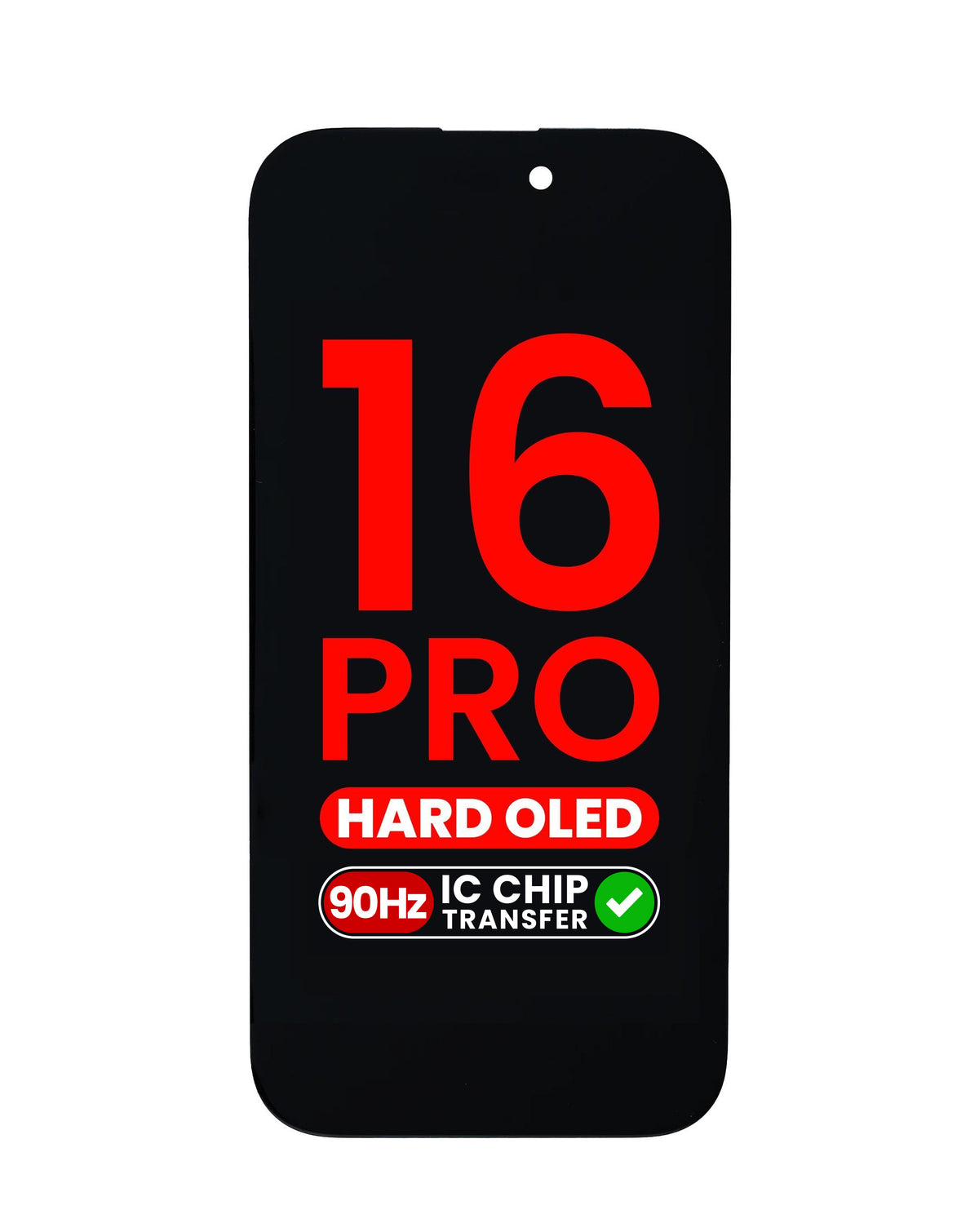 OLED Assembly for iPhone 16 Pro (Aftermarket Hard / QV8 / 90HZ) (IC Transfer Eligible)
