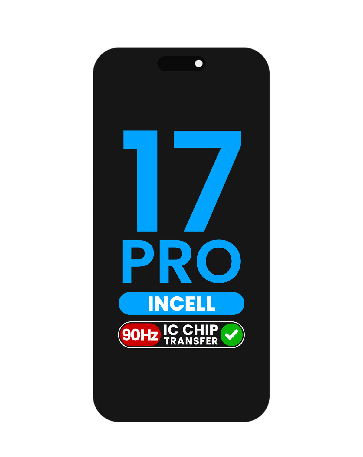 LCD Assembly for iPhone 17 Pro (Aftermarket Incell / QV6 / 90HZ) (IC Transfer Eligible)
