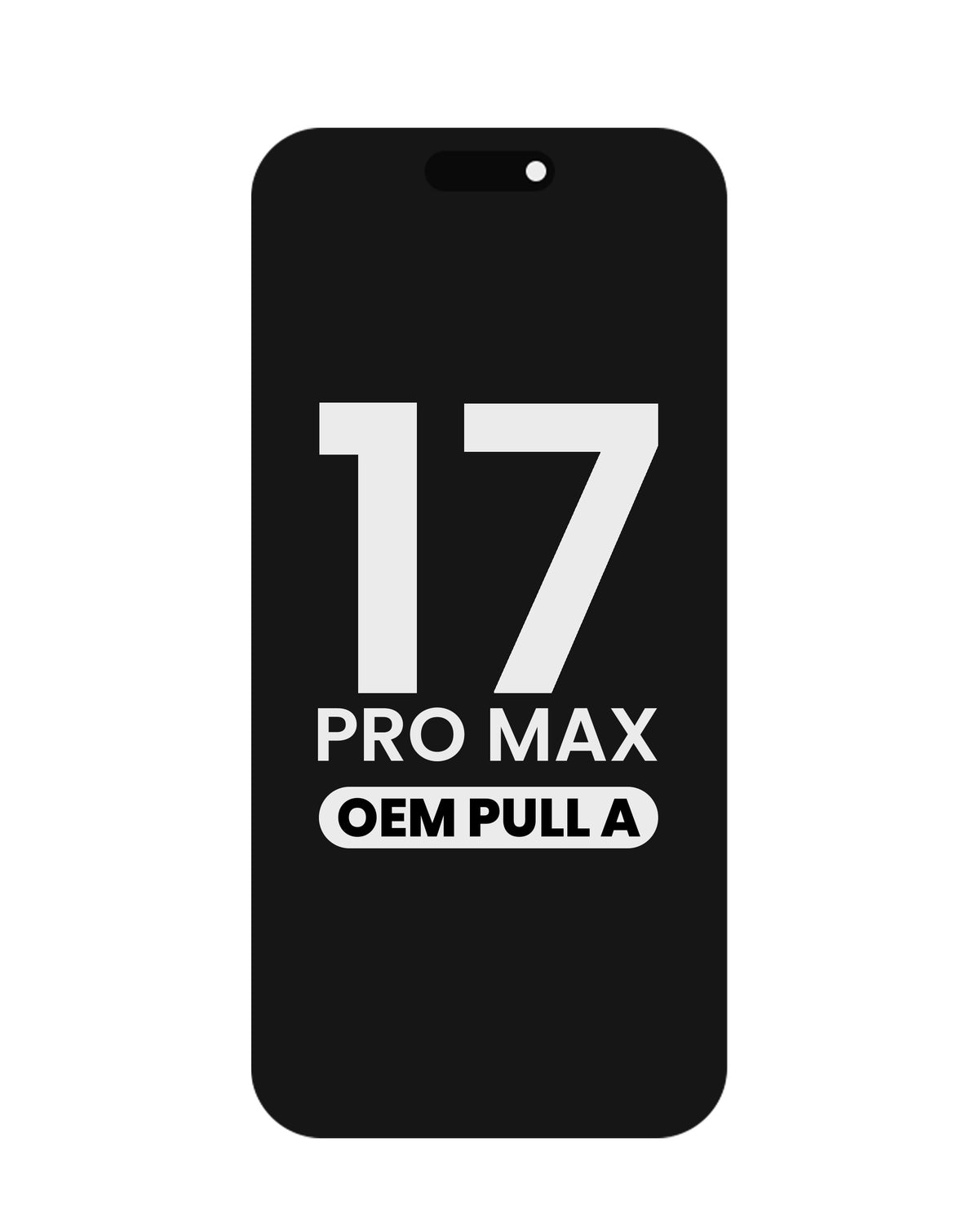 OLED Assembly with Proximity Light Sensor Flex Cable for iPhone 17 Pro Max (OEM Pull A Grade)