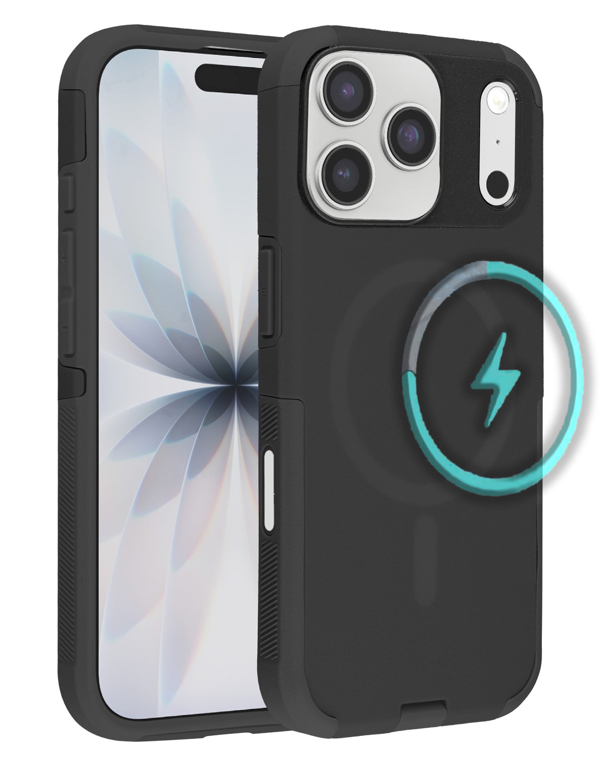Dual Layer Cases with Wireless Charging for iPhone 17 Pro Max / 18 Pro Max (BLACK) (Only Ground Shipping)