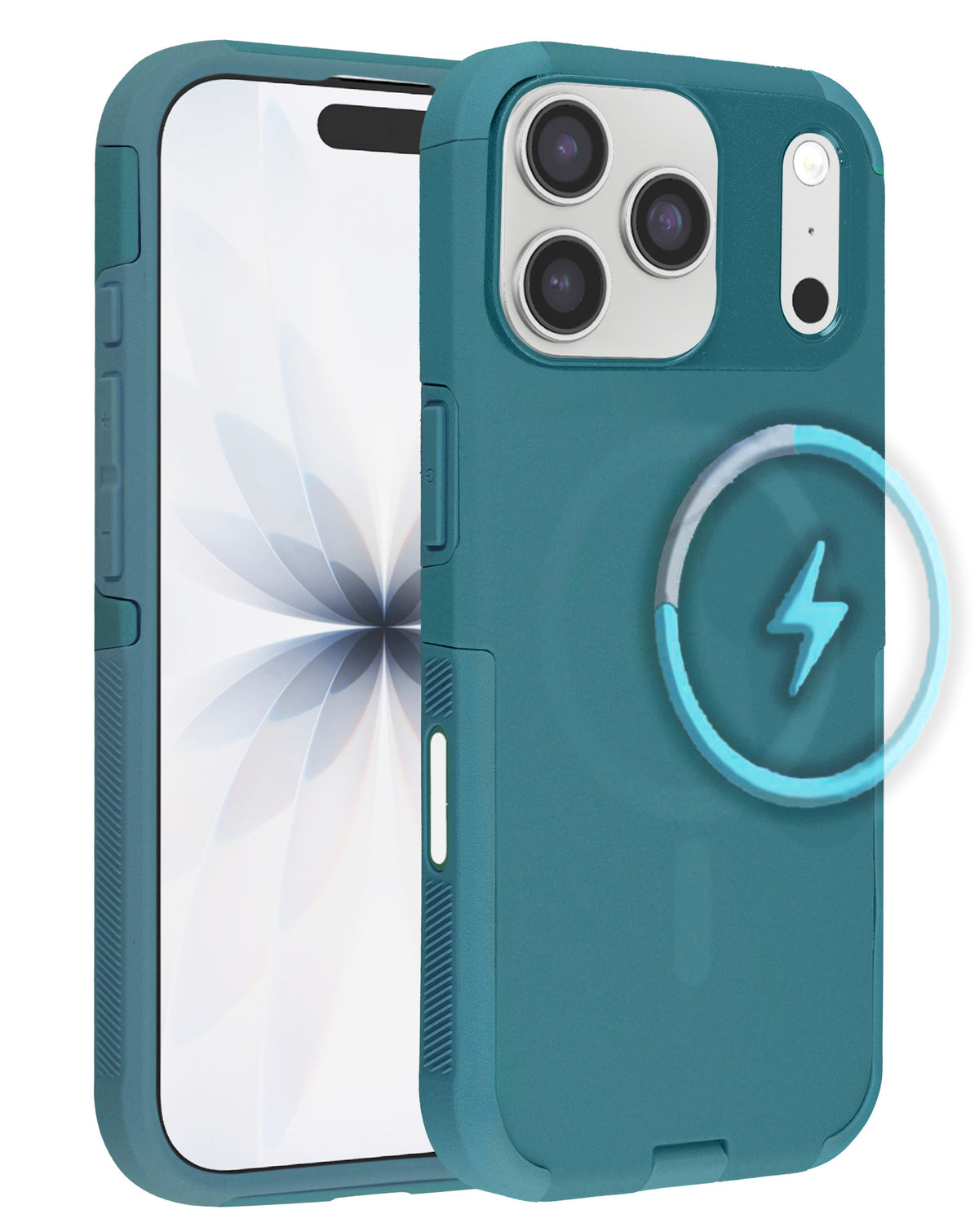 Dual Layer Cases with Wireless Charging for iPhone 17 Pro Max / 18 Pro Max (DARK GREEN) (Only Ground Shipping)