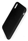 Heyday Liquid Silicone Case for iPhone X, XS Hard Cover, soft interior - Black image 0
