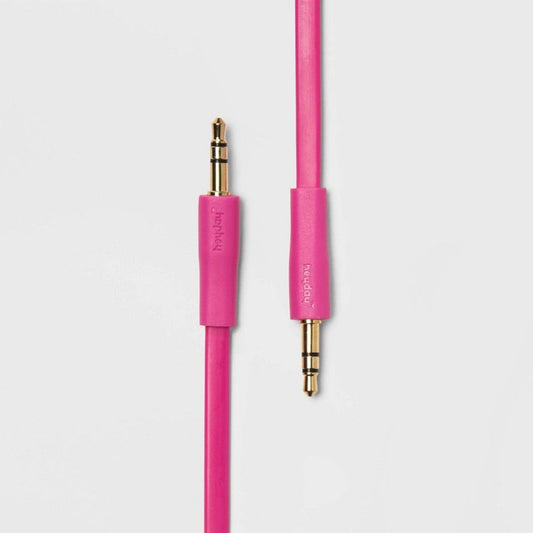 Heyday 3' Audio Aux Cable - Pink image 0