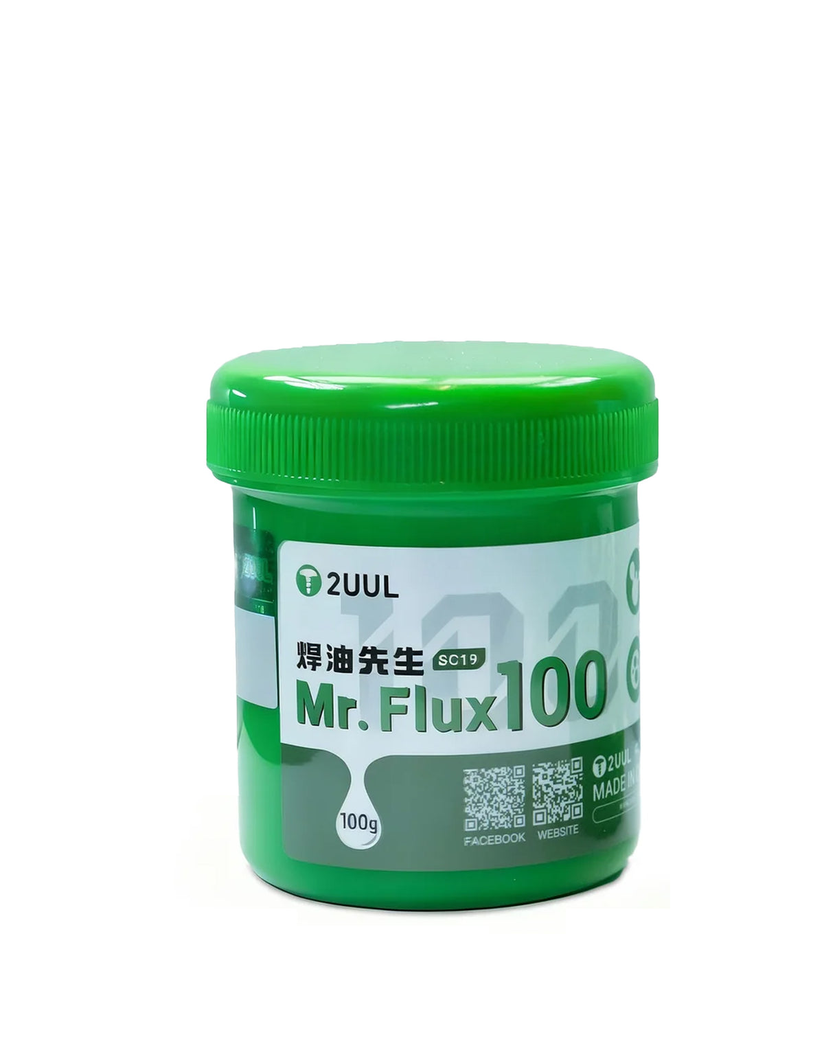 2UUL SC19 Mr. Flux 100 for PCB Repair (100g)