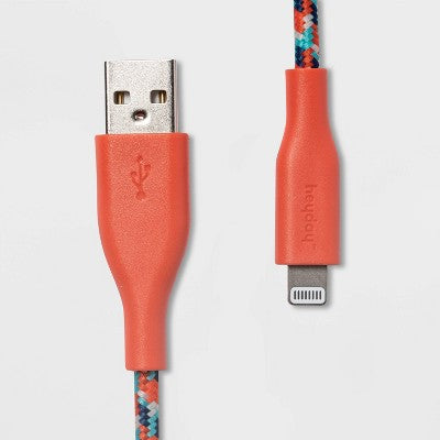 Heyday 6' USB-A to Lightning Cable- Cedar Wood image 0