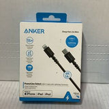 Anker 6' Powerline Select USB-C to Lightning Cable - Black image 0