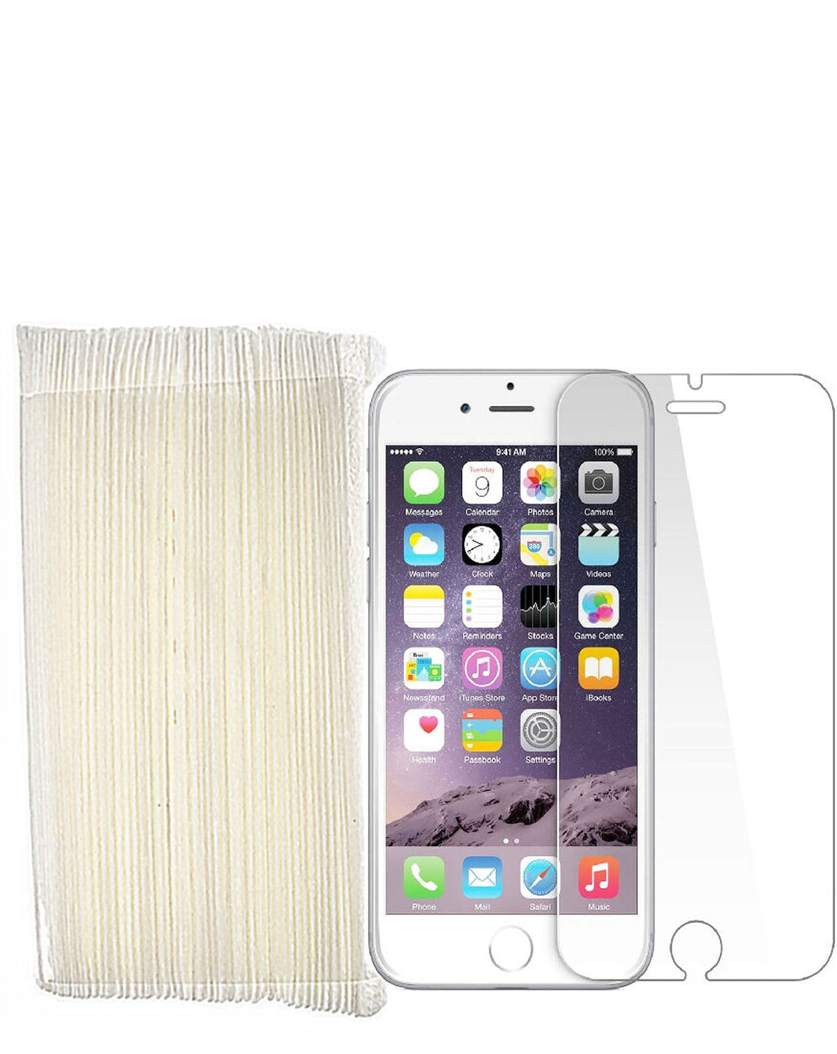 Clear Tempered Glass for iPhone 8P / 7P / 6SP / 6P (2.5D / Pack of 50)