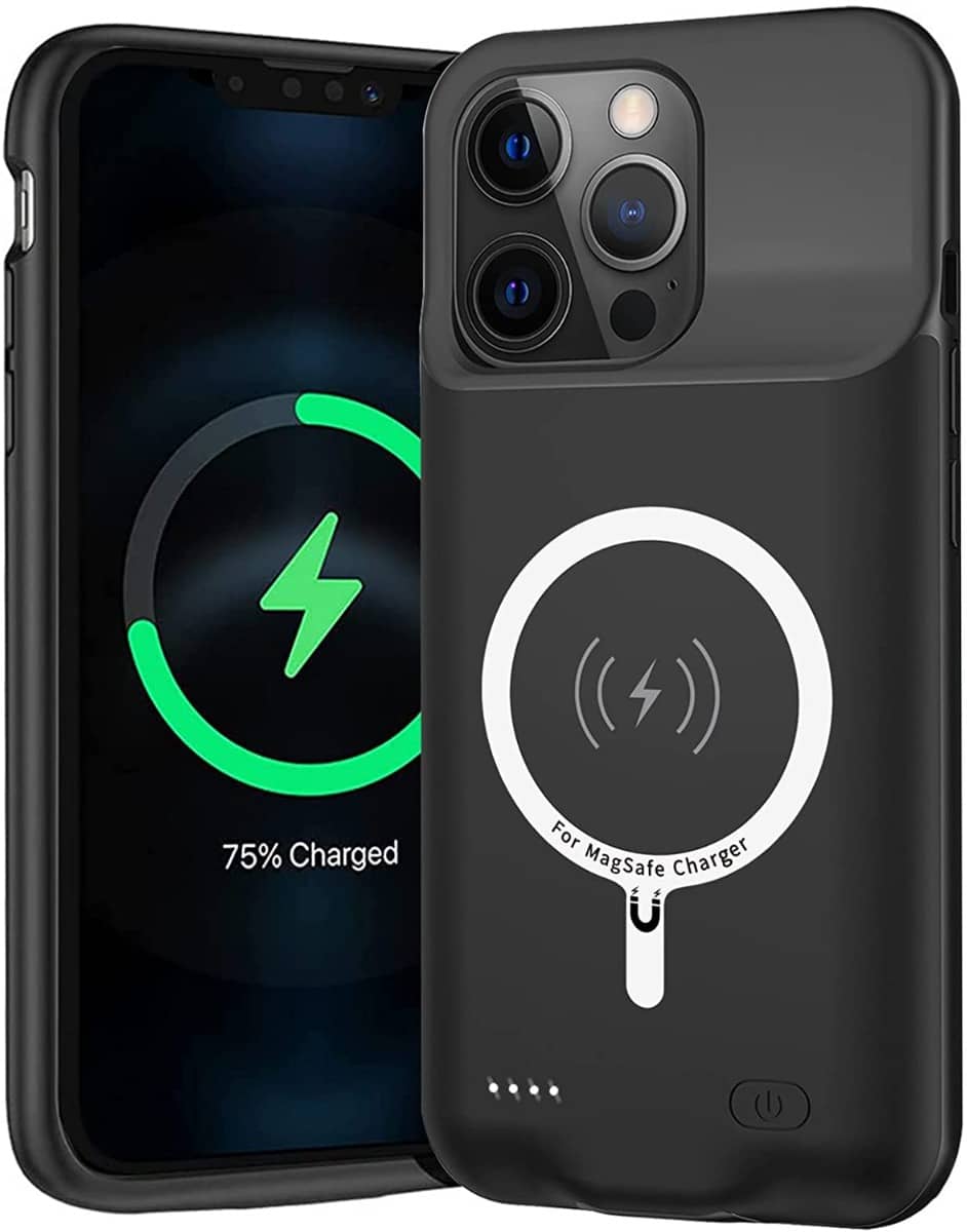 Slim Charging Case with Msafe Charging (7000 mAh) for iPhone 13 Pro (Only Ground Shipping)