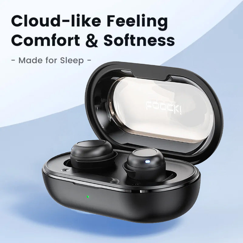 Toocki TWS Wireless In-Ear Sleep Comfort Earbuds (BLACK) (Only Ground Shipping)