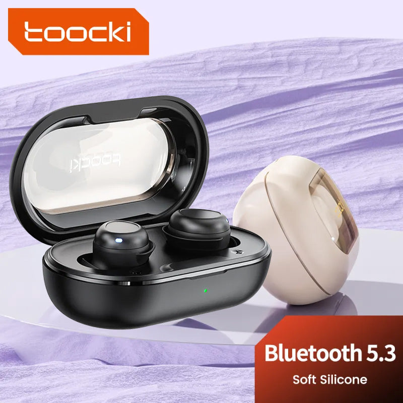 Toocki TWS Wireless In-Ear Sleep Comfort Earbuds (BLACK) (Only Ground Shipping)