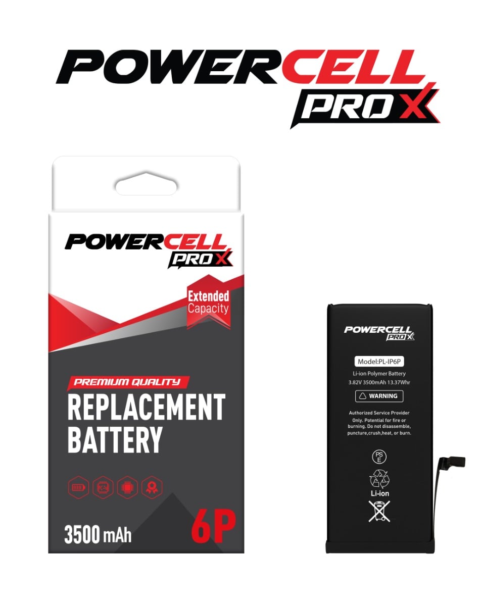 POWERCELL PRO Extended Capacity Replacement Battery for iPhone 6 Plus (3500 mAh) (Only Ground Shipping)