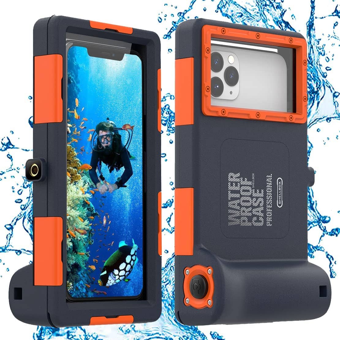 SHELLBOX Swimming 15M Waterproof Case Surfing Underwater Diving iPhone/Samsung QSK-1 (Only Ground Shipping)