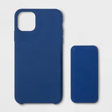 Heyday Apple iPhone 11 Pro Silicone Case (with 4000mAh Power Bank) - Dark Blue image 0