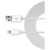 Just Wireless 6ft Lightning to USB-A Cable - White image 0