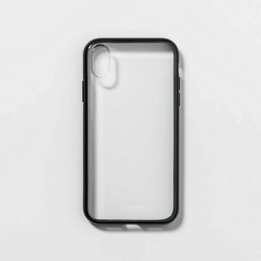 heyday Apple iPhone XR Clear Bumper Case - Black Bumper NIB image 0