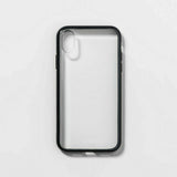 heyday Apple iPhone XR Clear Bumper Case - Black Bumper NIB image 0