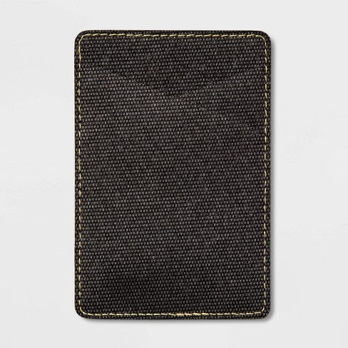 Heyday Cell Phone Wallet Pocket - Black Fabric image 0