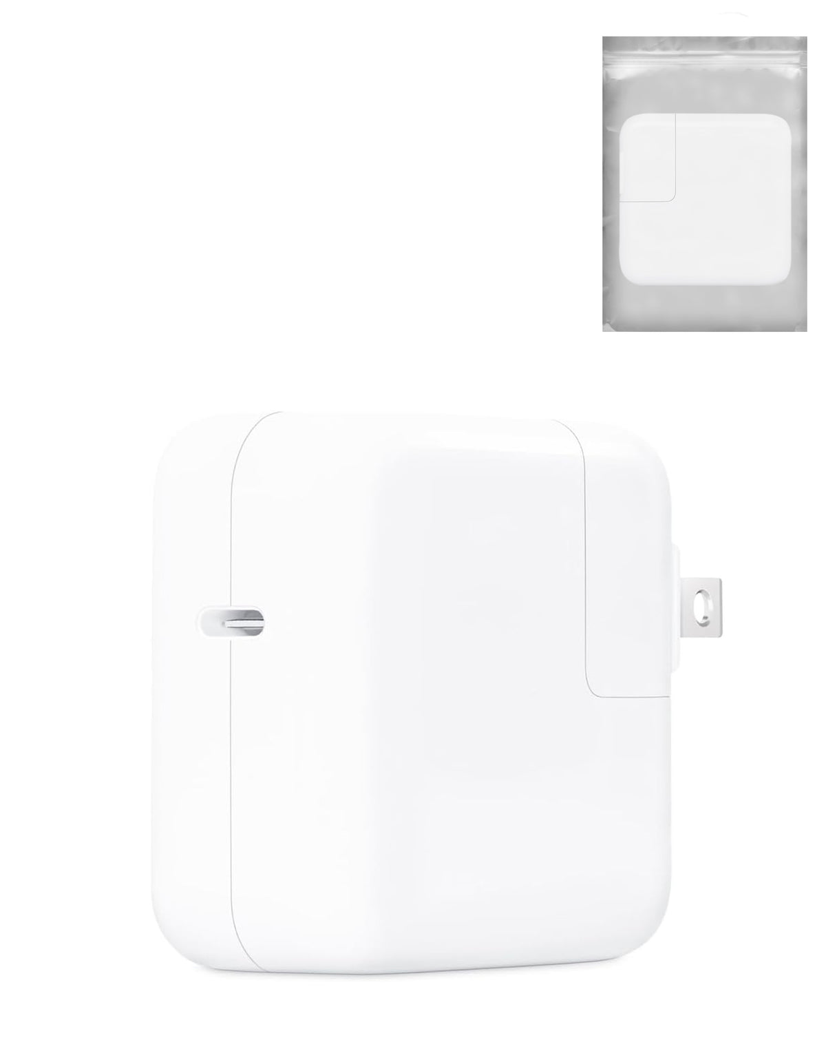 30W USB-C Power Wall Adapter For iPhone / iPad / iWatch / iPad / MacBook (OEM Pull A Grade) (Only Ground Shipping)