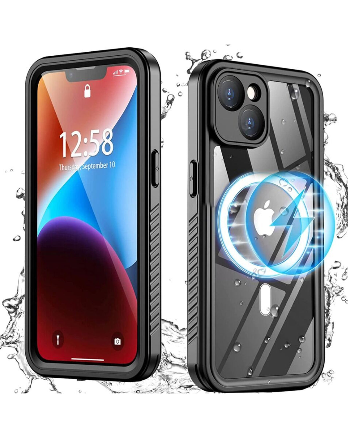 iPhone 15 Plus Magsafe MFS Series Waterproof Hybrid Case (Only Ground Shipping)