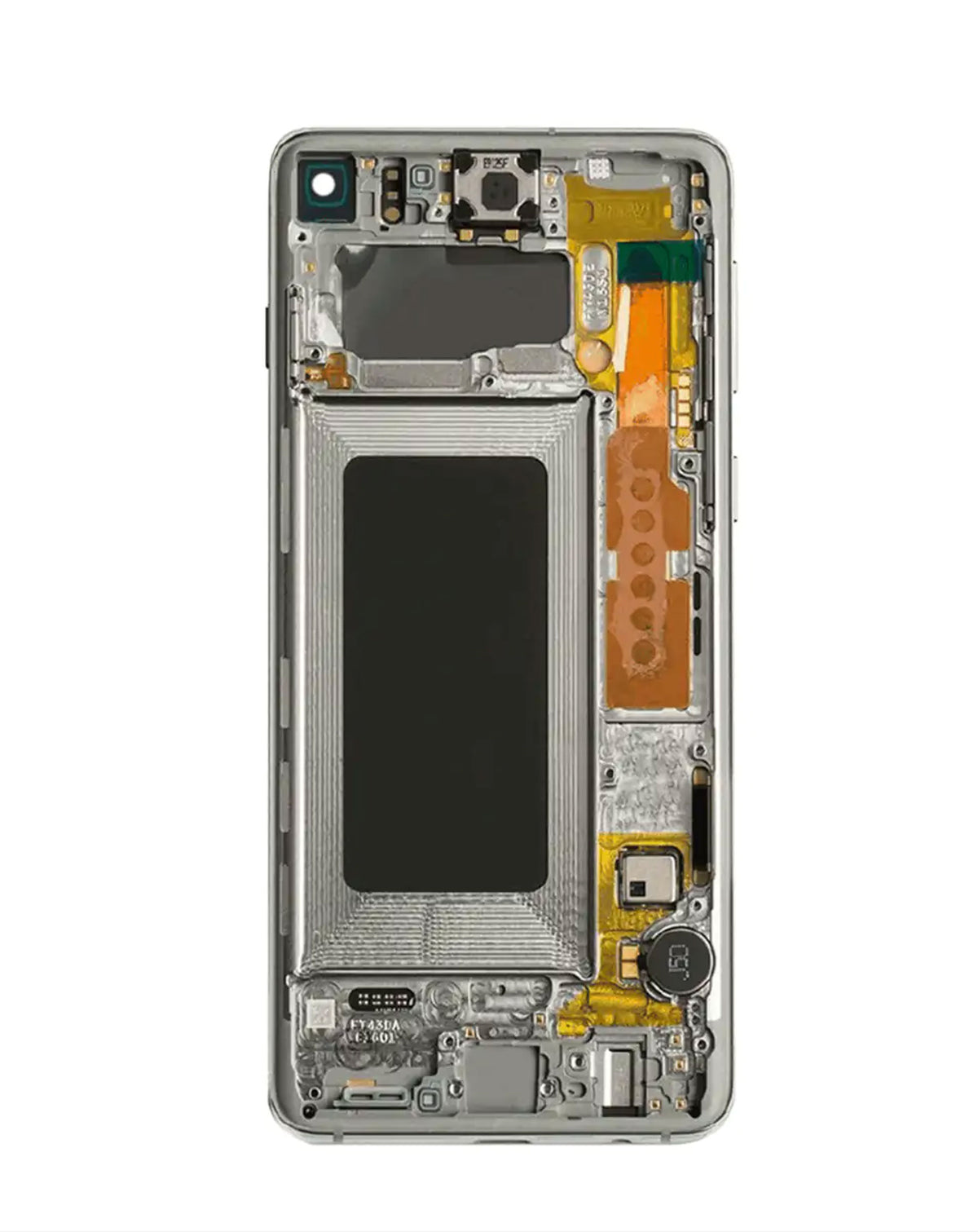 LCD Assembly with Frame for Galaxy S10 (G973) (without Fingerprint Sensor) (PRISM WHITE) (Aftermarket Incell)