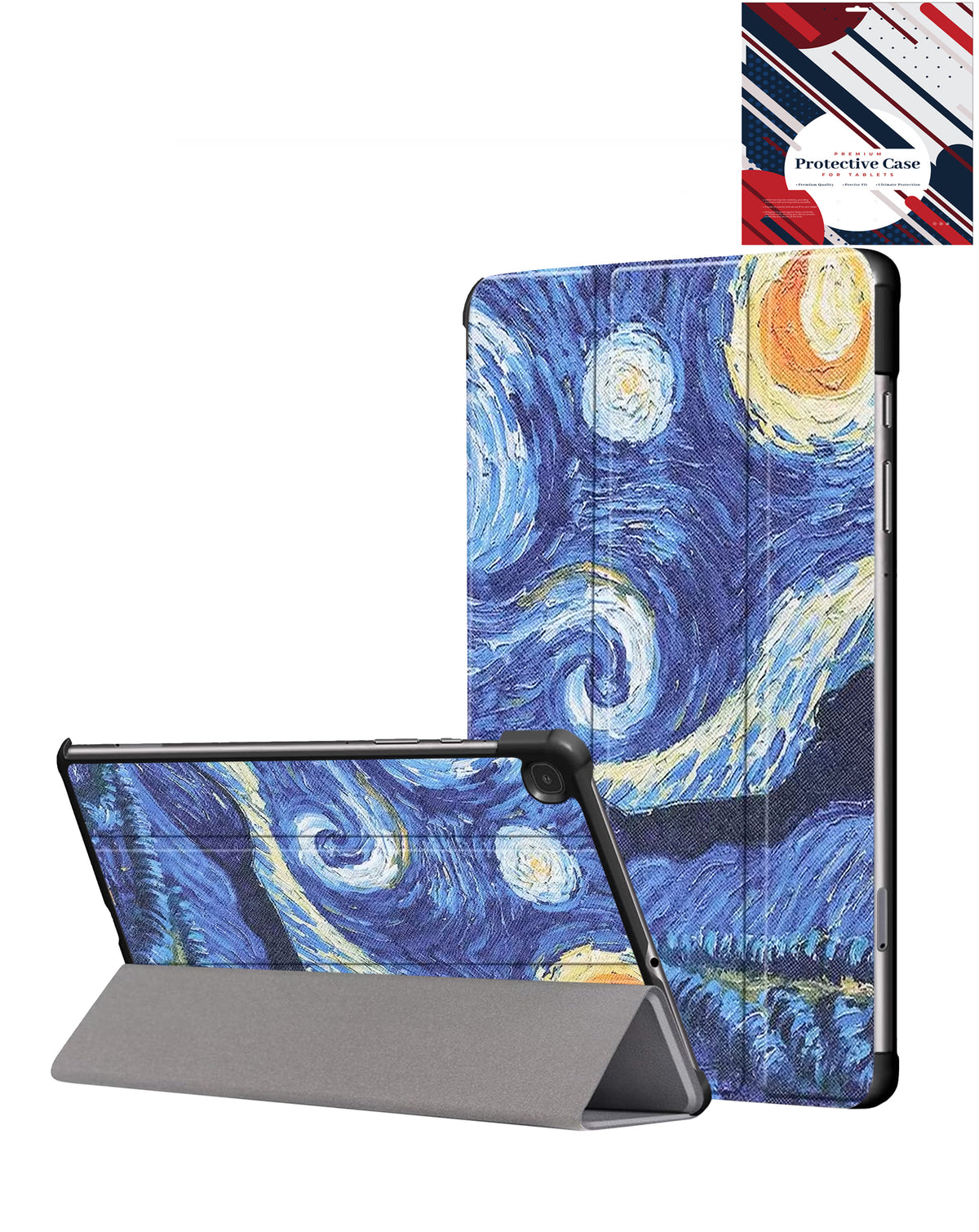 Old Style Notebook Design Case for Galaxy Tab S6 lite 10.4" - STARRY NIGHT (Only Ground Shipping)