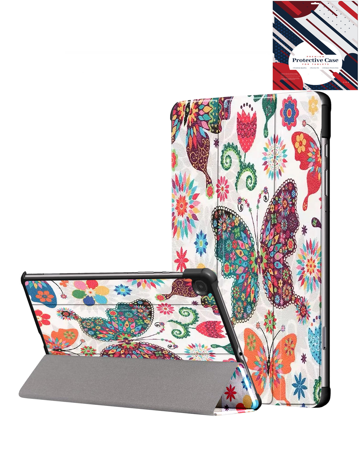 Old Style Notebook Design Case for Galaxy Tab S6 lite 10.4" - BUTTERFLY (Only Ground Shipping)