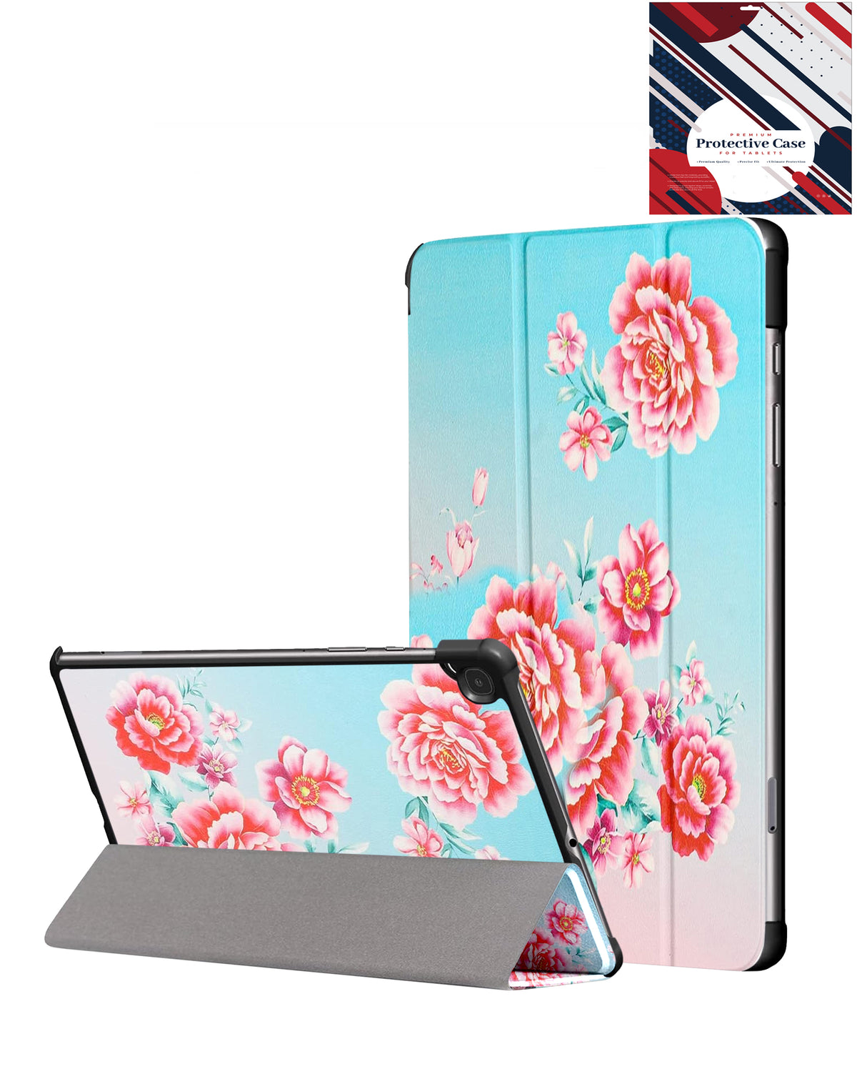 Old Style Notebook Design Case for Galaxy Tab S6 lite 10.4" - ROSE (Only Ground Shipping)