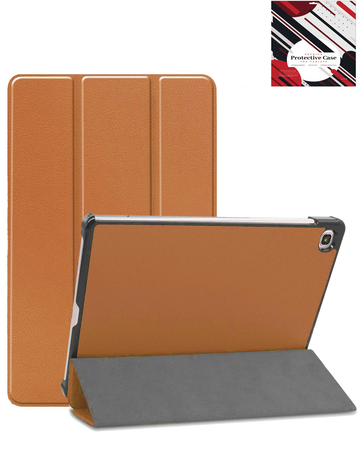 Smart Shockproof Stand Case for Galaxy Tab S6 lite 10.4" - ORANGE (Only Ground Shipping)