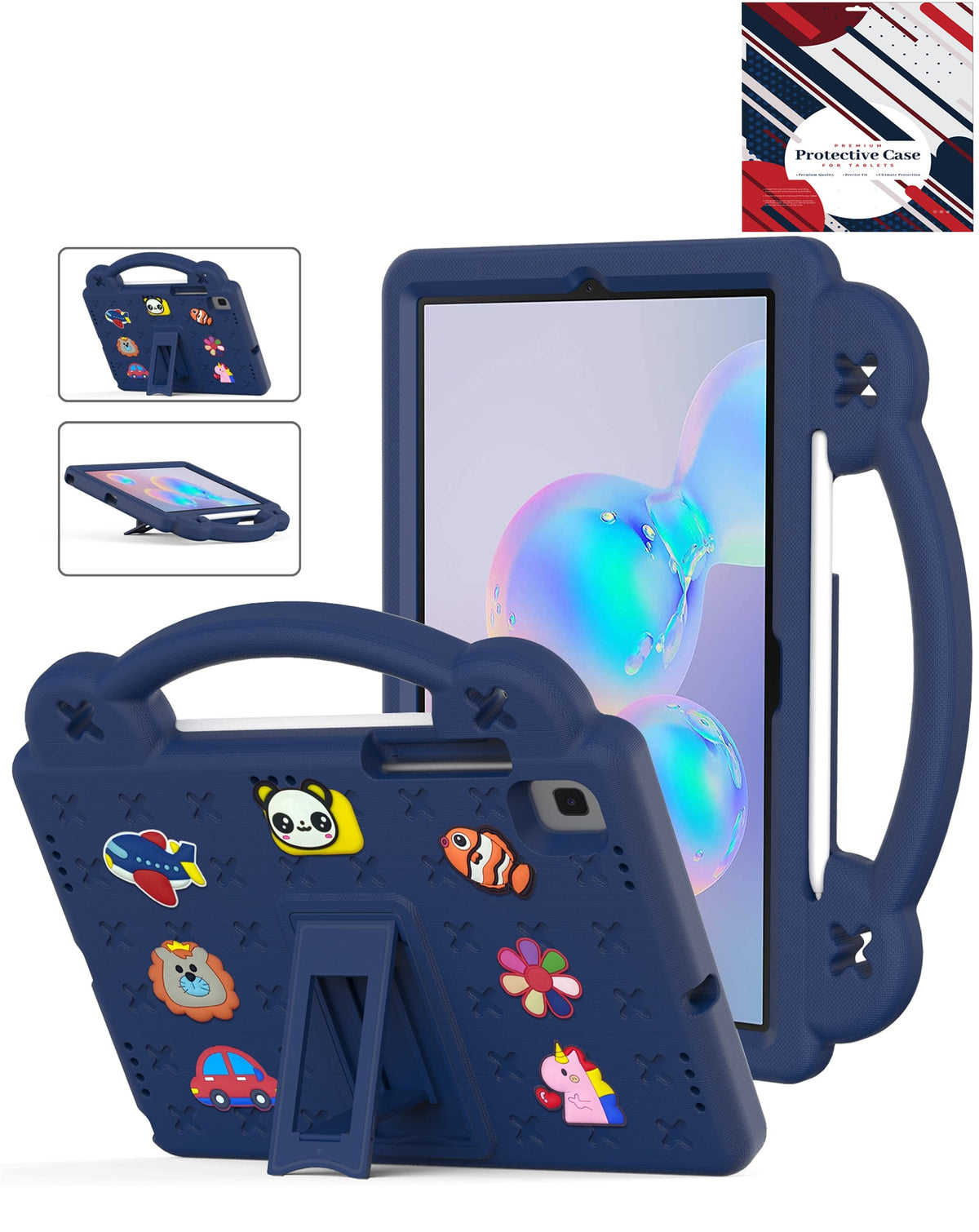 EVA Shockproof Handle Case for Galaxy Tab S6 lite 10.4" - NAVY BLUE (Only Ground Shipping)