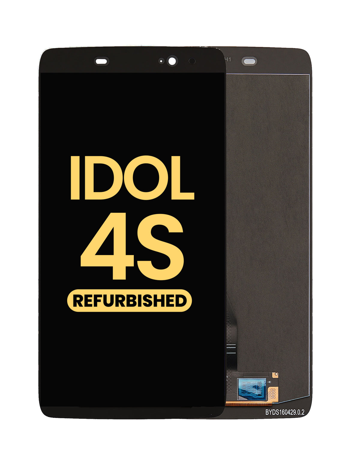 OLED Assembly Without Frame For Alcatel Idol 4S (607O / 2016) (BLACK) (Refurbished)