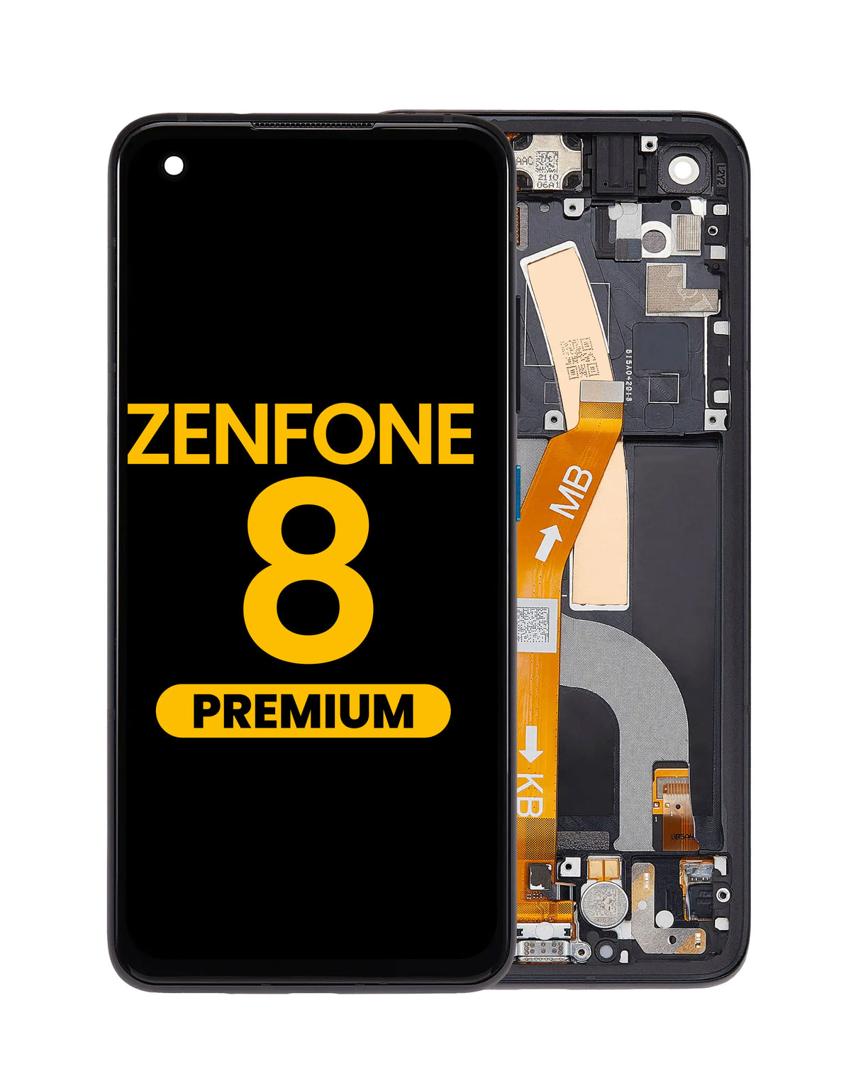 OLED Assembly with Frame Compatible for Asus ZenFone 8 (Premium)