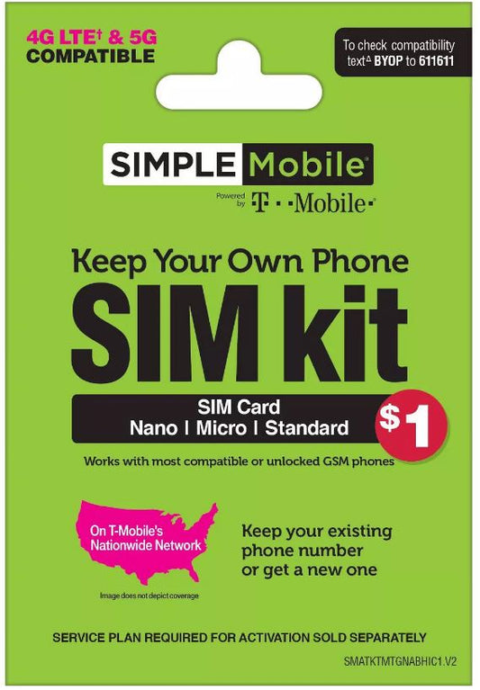 Simple Mobile SIM Card Kit image 0