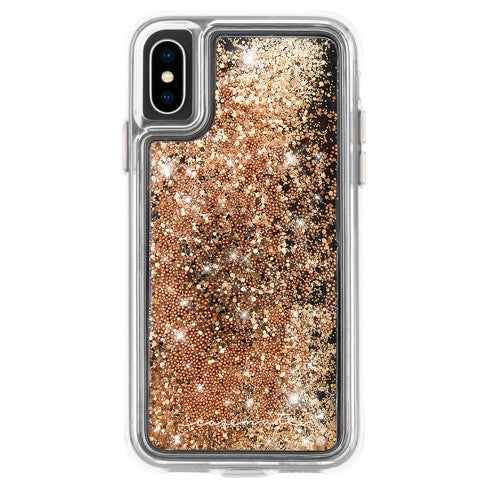 Case-Mate Apple iPhone X/XS Waterfall Case - Gold image 0