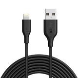 Anker 10' PowerLine Lightning to USB-A Round Cable - Black image 0