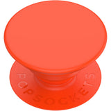 PopSockets PopGrip Cell Phone Grip & Stand - Neon Elec Orange image 0
