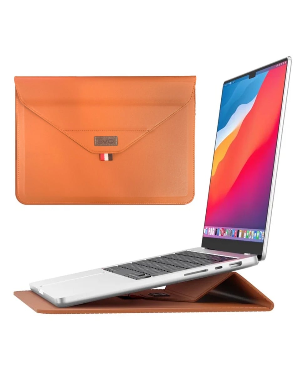 EVO Laptop & iPad 15" Sleeve Pouch Bag - BROWN (Only Ground Shipping)