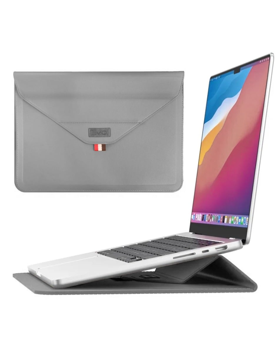 EVO Laptop & iPad 15" Sleeve Pouch Bag - GRAY (Only Ground Shipping)