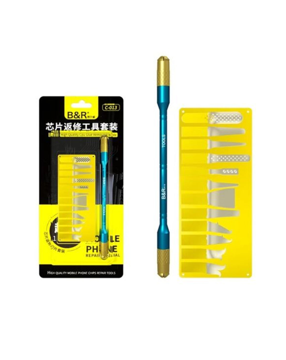 B&R C-013 (13in1) Multi-Function CPU Glue Disassemble Knife Set